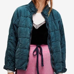 Free People dolman quilted knit